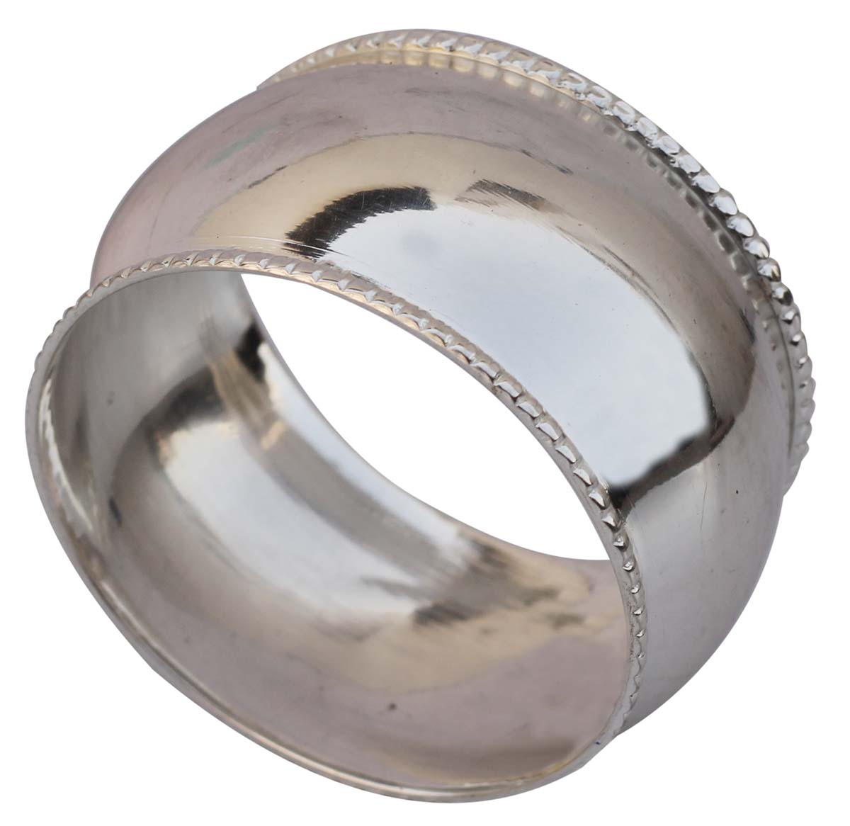 Napkin Rings in Bulk - Napkin Rings - Cast in Brass - Nickel Plated - Dining Table Accessories